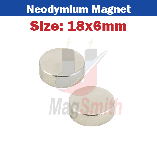 Disc Magnet in Pakistan 18x6mm Neodymium - Image 2
