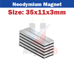 Bar Magnet in Pakistan 35x11x3mm Neodymium