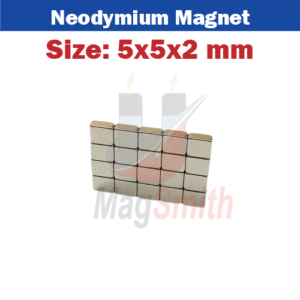 Square Magnet in Pakistan 5x5x2mm Neodymium