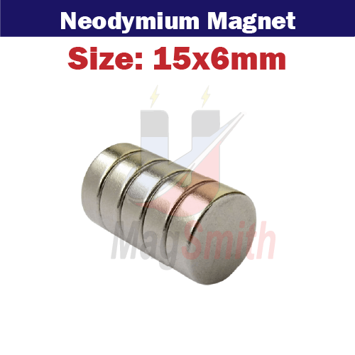 Disc Magnet in Pakistan 15x6mm Neodymium - Image 2
