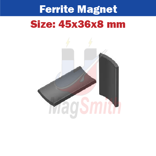 Ferrite Curved Arc Magnet