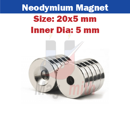 Neodymium Countersunk Ring Magnet